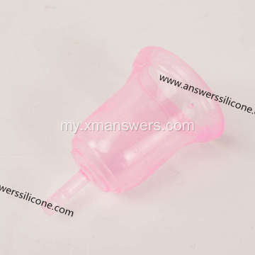 ဆေးဘက်ဆိုင်ရာအဆင့် Soft Silicone Menstruing Cup Lady Period